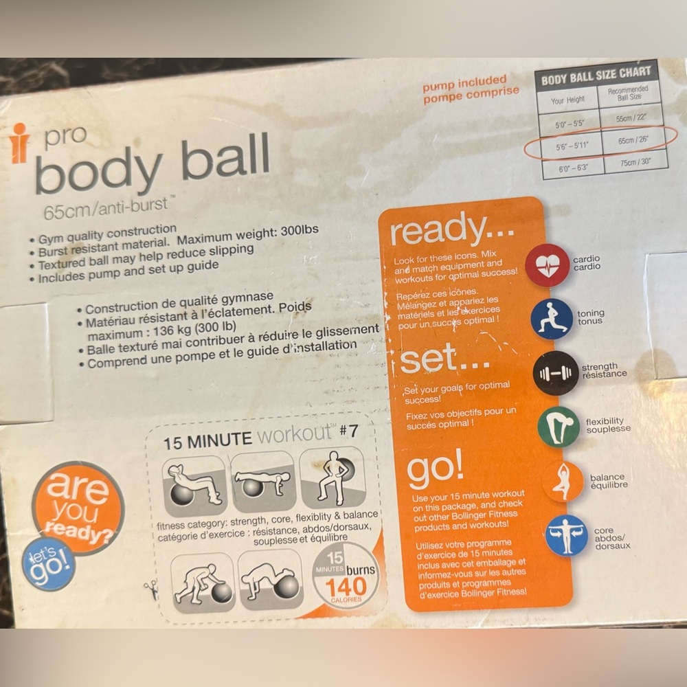 Bollinger Blue Pro Body Ball - Picture 2 of 2